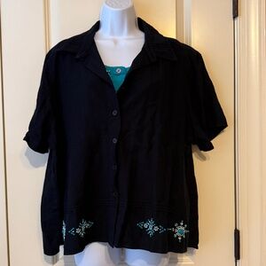 Vintage Lemon Grass Top size 22W